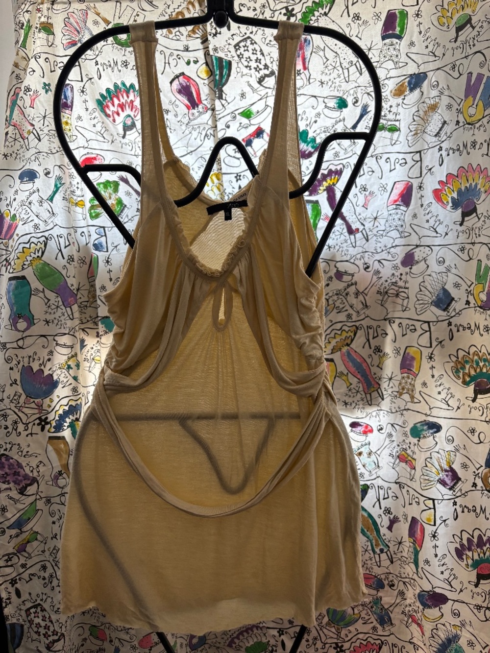 Zinc 100% viscose tunic tank top